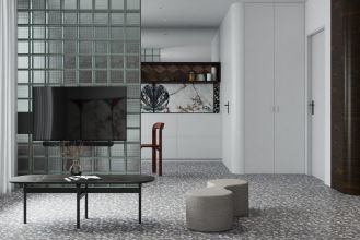 ścianka działowa z luksferów