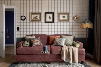 domowe biuro styl angielski