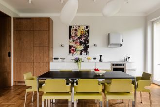 nowoczesne wnętrze mieszkania w kamienicy