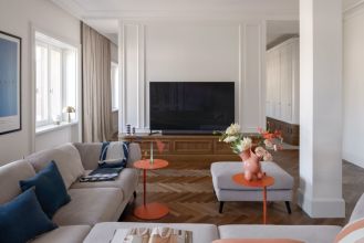 jak urządzić salon w kamienicy