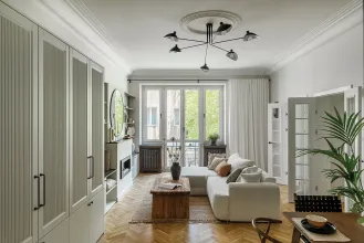 salon w kamienicy aranżacje