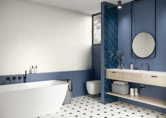 matowe wykończenia w łazience