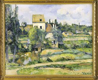 Paul Cézanne Młyn nad Couleuvre w Pontoise , 1881 r.