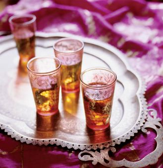 Szklanki w sam raz na marokańską miętową herbatę.