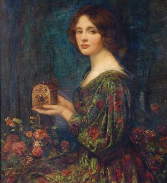 Szkatułka na biżuterię , Thomas Edwin Mostyn