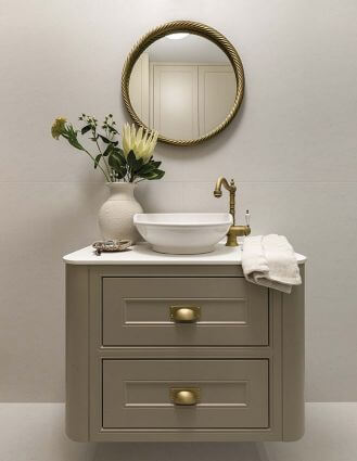 beżowa łazienka styl angielski