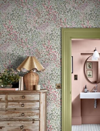 sypialnia w stylu granny chic