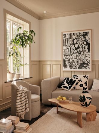 naturalne materiały ocieplające zimowy wystrój wnętrz