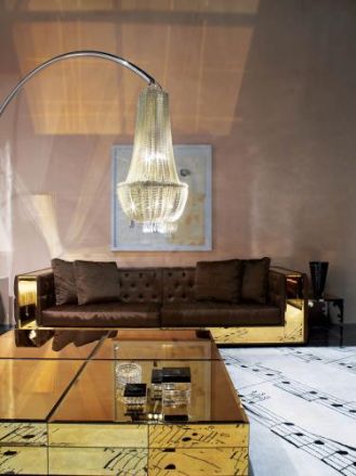 Projektanci mają słabość do oryginalnych dywanów - z tego czyta się jak z nut.