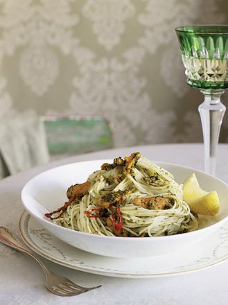 Spaghetti z bottargą. Pasta i basta