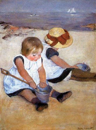 1884 r., Mary Cassatt. Dzieci na obrazach