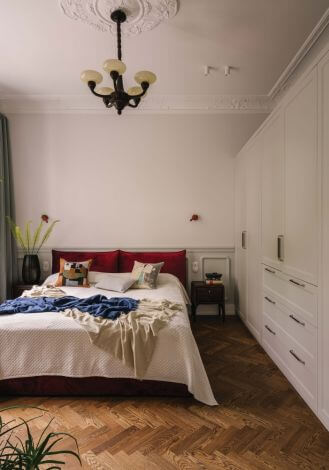 przedwojenny szyk w sypialni