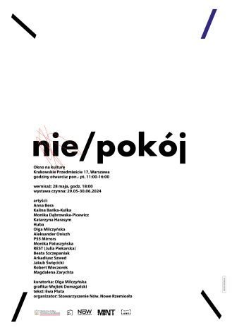 Wystawa nie/pokój Nów Nowe Rzemiosło