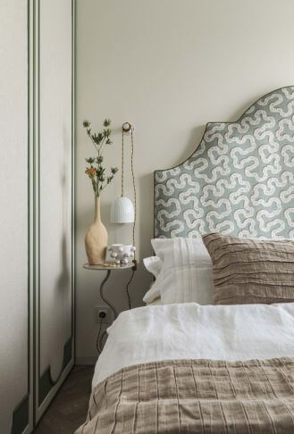 beżowa sypialnia styl angielski