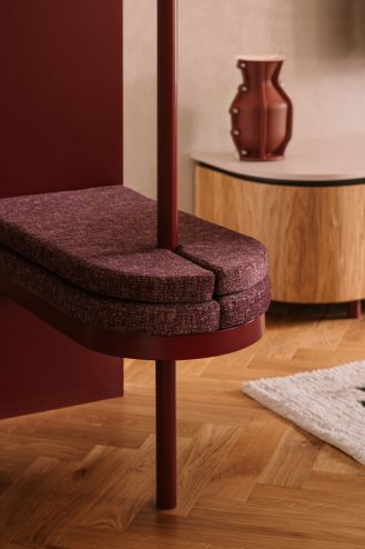 nowoczesne mieszkanie w odważnych kolorach z nutą retro