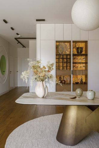 apartament na ursynowie w stylu quiet luxury