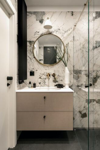 luksusowa łazienka modern classic inspiracje