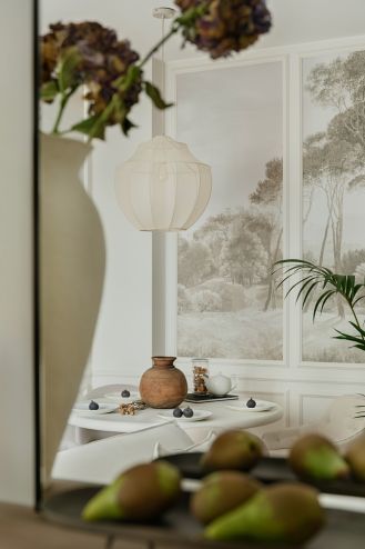 kaszmirowe mieszkanie aranżacja