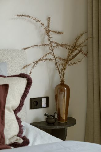 beżowa sypialnia inspiracje