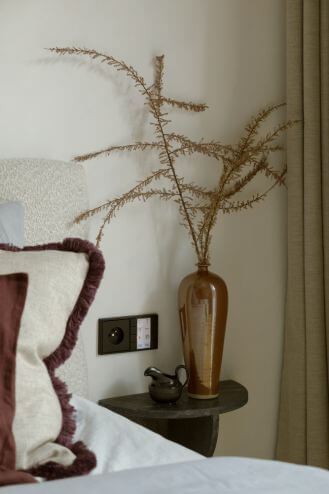 beżowa sypialnia inspiracje