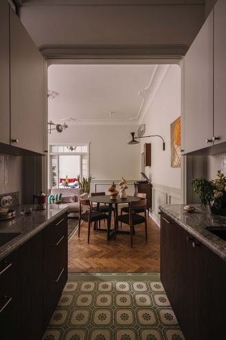 projekt wnętrza w kamienicy Maria Jachalska