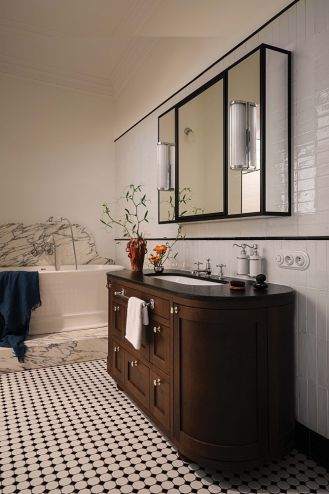 przedwojenny szyk w łazience