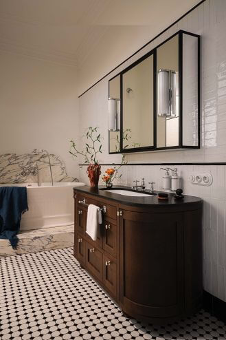 przedwojenny szyk w łazience