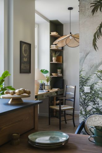 domowe biuro w mieszkaniu 50 m2