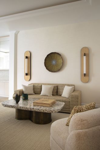 kącik relaksu w salonie