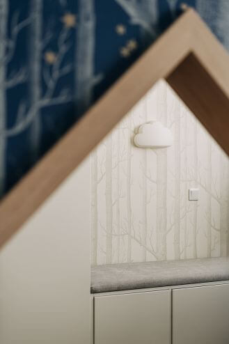 pokoje dzieci połączone sekretnym przejściem