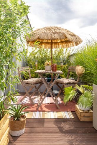 Parasol ogrodowy hawajski