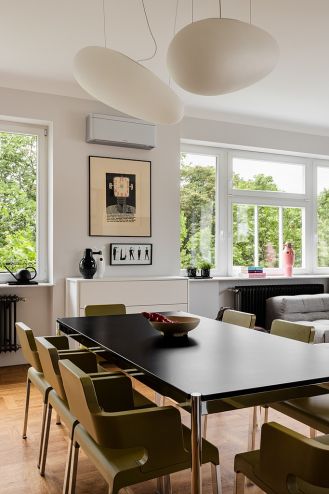 przedwojenne mieszkanie z nowoczesnym wystrojem