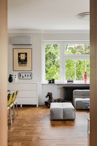 nowoczesny wystrój w mieszkaniu w kamienicy