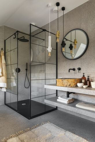 nowoczesny dom góralski łazienka