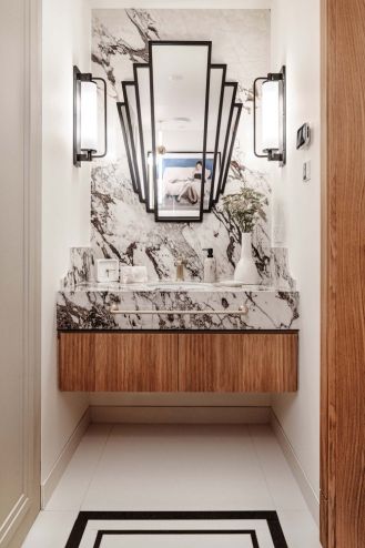 łazienka w stylu art deco