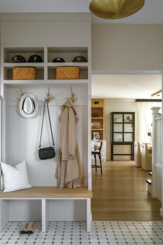 hol przedpokój w stylu modern country