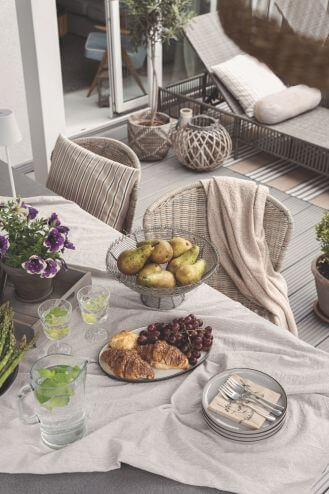 aranżacja tarasu w domu architektki wnętrz Mai Różańskiej