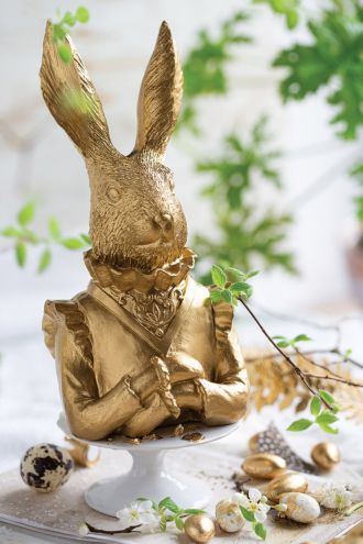 złoty zajączek wielkanocny