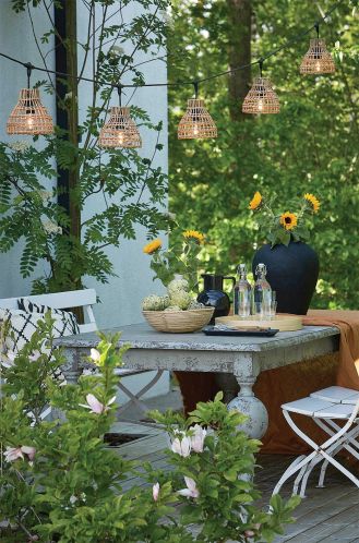 girlanda zewnętrzna ogrodowa