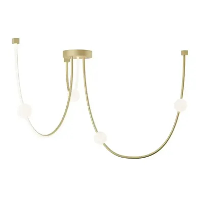 Liniowa lampa wisząca do salonu