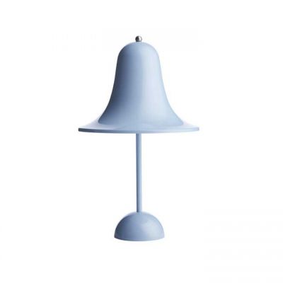 pastelowa niebieska lampa