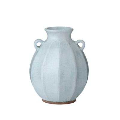 ceramiczny wazon niebieski