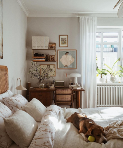 mieszkanie w kamienicy sypialnia