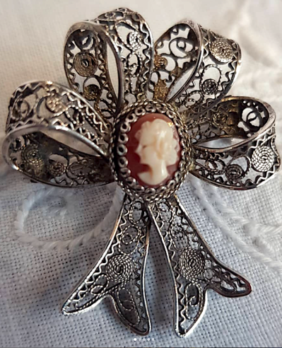 Stara duńska srebrna biżuteria