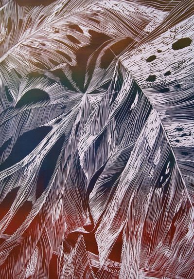 „Ogród VII”, linoryt
