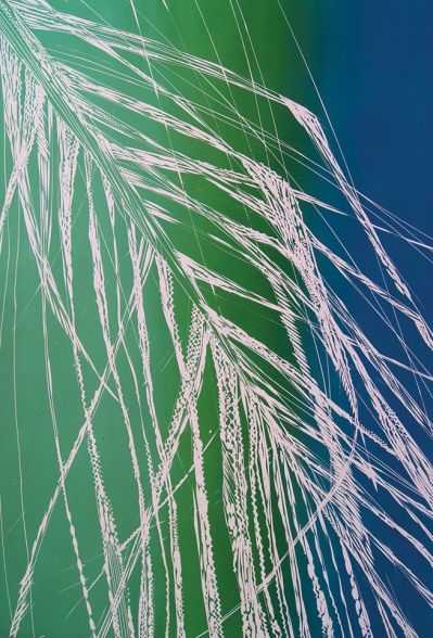 „Botanic garden II”, linoryt