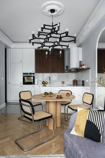 mieszkanie 53 m2 dwa pokoje aranżacje