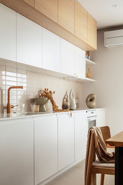 kuchnia w eleganckim apartamencie na mokotowie