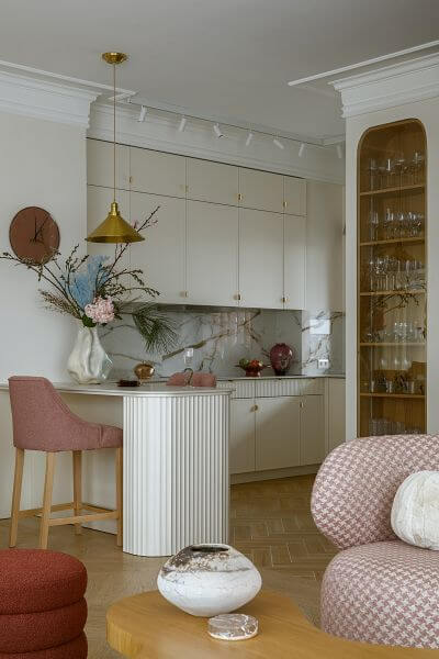 styl glamour i japandi aranżacja wnętrz