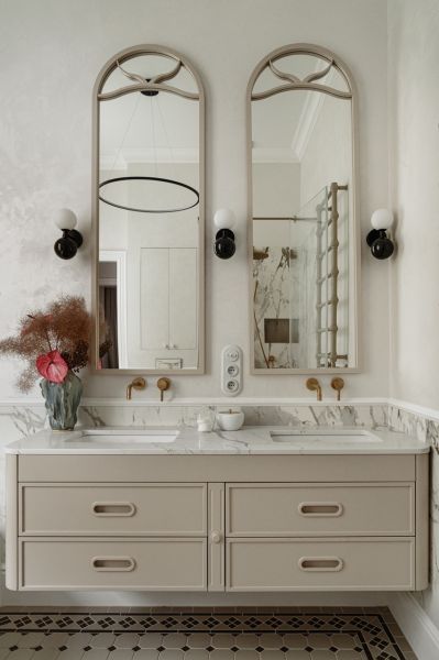 łazienka w stylowej kamienicy